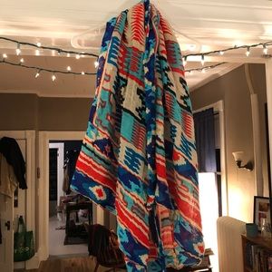 Theodora & Callum red, white, and blue scarf